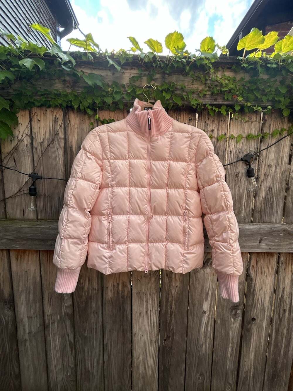 Vintage Tommy Hilfiger Pink USA Team Quilted Puffer Jacket